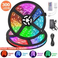 [아마존핫딜][아마존 핫딜] Kdorrku LED Strip Lights 32.8ft, KDORRKU 10m RGB Waterproof Flexible Self-Adhesive LED Light Strips for Room Color Changing Neon Mood Rope Lights 300LED 5050 Tape Light Remote 12V for Bedr