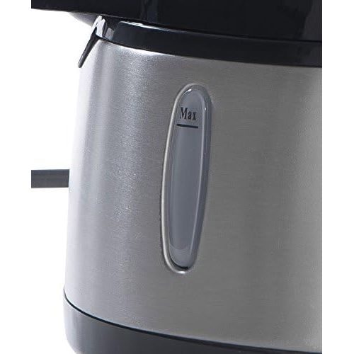  KeMar Kitchenware KFS-700 digitaler Dampfgarer, BPA-frei, 9 Liter, 800W, Timer, inkl. Reisschale, Edelstahl