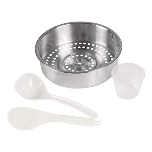  [아마존베스트]KeMar Kitchenware Reiskocher, Multikocher, BPA-frei, Dampfgarer, Edelstahl Dampfeinsatz, (790W, 1,8 Liter, Modell 2020), 3 Auto Programme, 3 manuelle Programme