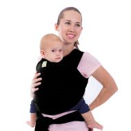 Baby Wrap Carrier by KeaBabies - All-in-1 Stretchy Baby Wraps - 3 Colors - Baby Sling - Infant Carrier - Hands-Free Babies Carrier Wraps | Great Baby Shower (Trendy Black)