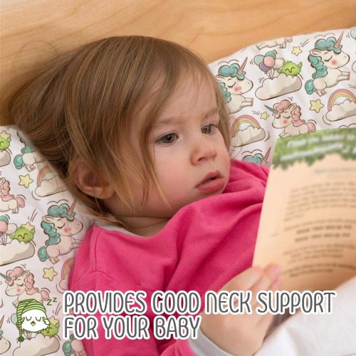  [아마존 핫딜]  [아마존핫딜]KeaBabies Toddler Pillow with Pillowcase - 13X18 Soft Organic Cotton Baby Pillows for Sleeping - Washable and...