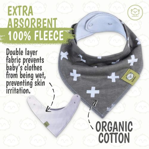  [아마존베스트]Baby Bandana Drool Bibs - Bandana Bibs for Boys, Girls by KeaBabies- Super Absorbent Bandana Drool...