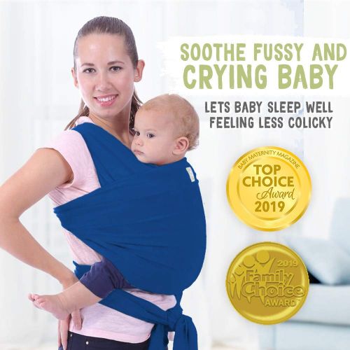  [아마존베스트]KeaBabies Baby Wrap Carrier All-in-1 Stretchy Baby Wraps - Baby Sling - Infant Carrier - Babys Wrap - Hands Free...