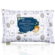 KeaBabies Toddler Pillow With Pillowcase - 13X18 Soft Organic Cotton Baby Pillows For Sleeping - Machine Washable - Toddlers, Kids, Infant - Perfect For Travel, Toddler Cot, Bed Set (KeaSafa