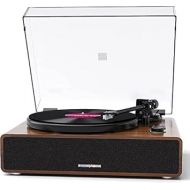 Record Player with Speakers 45W,Turntable for Vinyl Record with Built-in Stereo Speakers & Magnetic Cartridge, Supports Vinyl to MP3 Function/Phono preamp/AUX-in/RCA Output