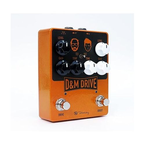 Keeley D&M Drive Overdrive and Boost Pedal (KDMDrive) and Keeley Compressor Plus Pedal (KCompPlus)