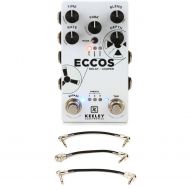 Keeley ECCOS Delay / Looper Pedal with 3 Patch Cables