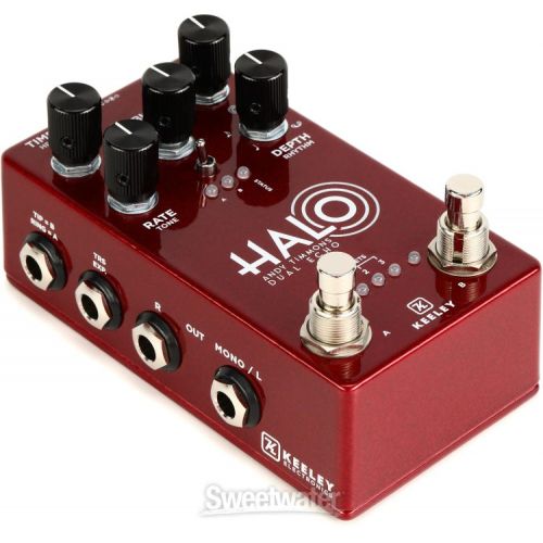  Keeley Halo Andy Timmons Dual Echo Pedal - Andy Apple Red