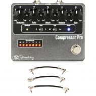 Keeley Compressor Pro Professional Studio Compressor Pedal with Patch Cables