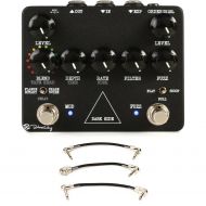 Keeley Dark Side Workstation Multi-effects Pedal with 3 Patch Cables