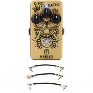 Keeley El Rey Dorado Overdrive Pedal with Patch Cables