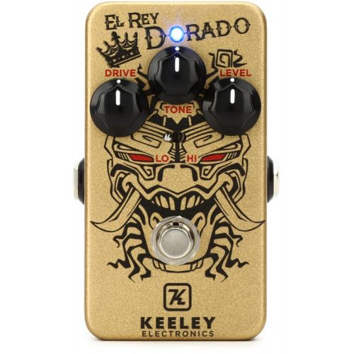  Keeley El Rey Dorado Overdrive Pedal with Patch Cables