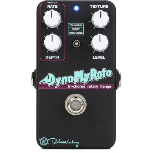  Keeley Dyno My Roto Tri-chorus, Rotary, and Flange Pedal with 3 Patch Cables