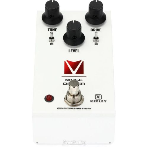  Keeley Andy Timmons Muse Driver Overdrive Pedal - Sweetwater Exclusive White