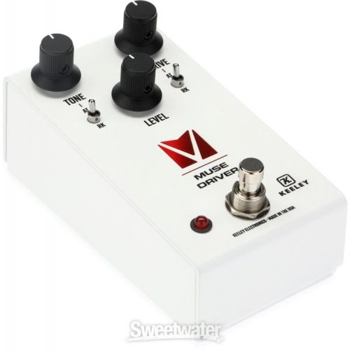  Keeley Andy Timmons Muse Driver Overdrive Pedal - Sweetwater Exclusive White