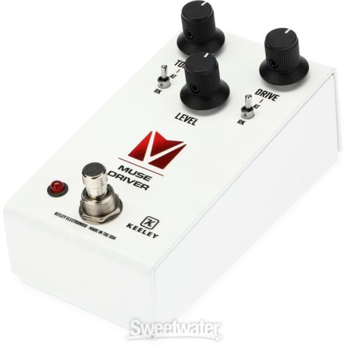  Keeley Andy Timmons Muse Driver Overdrive Pedal - Sweetwater Exclusive White