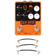 Keeley D&M Drive Dual Drive Boost Pedal with 3 Patch Cables