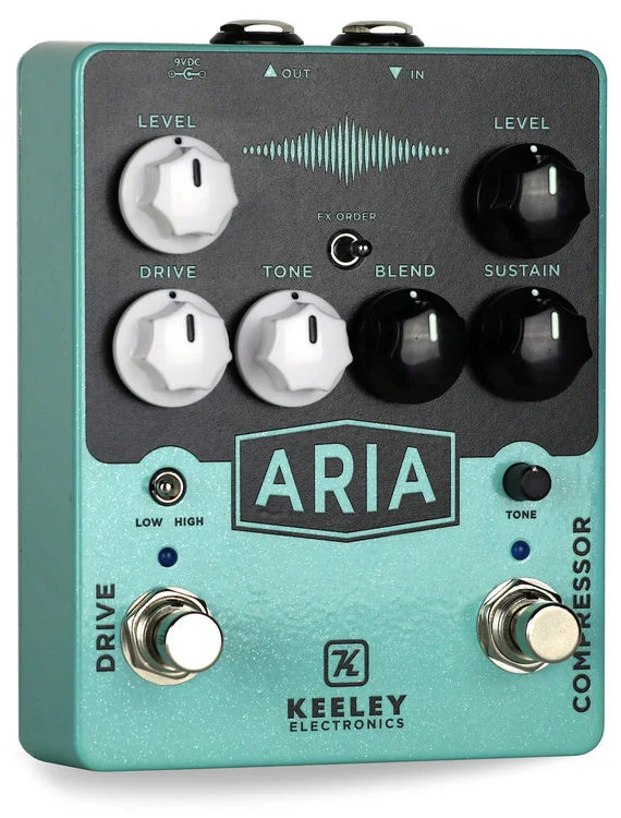  Keeley Aria Compressor and Overdrive Pedal