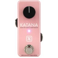 Keeley Mini Katana Clean Boost Pedal - New Light Pink, Sweetwater Exclusive