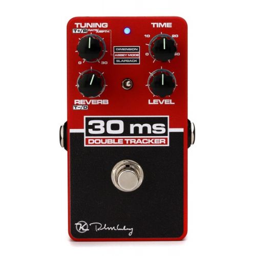  Keeley 30ms Automatic Double Tracker Delay Pedal with Patch Cables