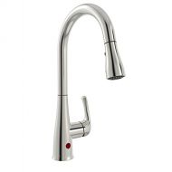 Keeney Belanger NEX76CBN 1-Handle Movement Sensor Kitchen Sink Faucet with Pull-Down Spout, Brushed Nickel Finish