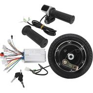 Keenso Electric Scooter Hub Motor Kit, 48V 350W Wheel E-Bike Motor Conversion Hub Kit Electric Bike Wheel Brushless Hub Motor Accessory for 8in Electric Scooter