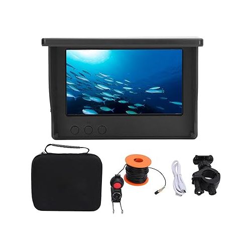  Fish Finder Camera Kit, 4.3 Inch LCD Display, Long Battery Life, Photosensitive Chip for Underwater Fishing