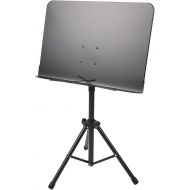 Adjustable Height Sheet Music Stand Multifunctional ABS and Metal Foldable Stand for Musicians Orchestras andPerformances (Black)