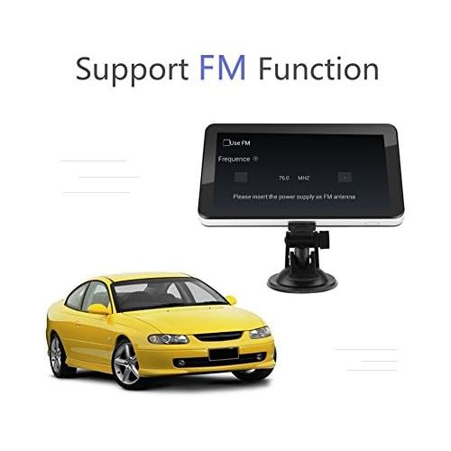  [아마존베스트]Keenso 7 Inch GPS Navigation Device 128M 8GB, International Touch Screen GPS Navigator Multimedia FM Maps System Device for Car Vehicle Truck(Europe)