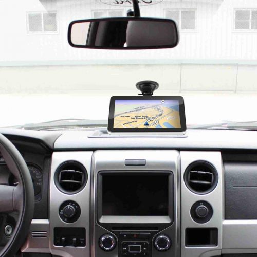  [아마존베스트]Keenso 7 Inch GPS Navigation Device 128M 8GB, International Touch Screen GPS Navigator Multimedia FM Maps System Device for Car Vehicle Truck(Europe)