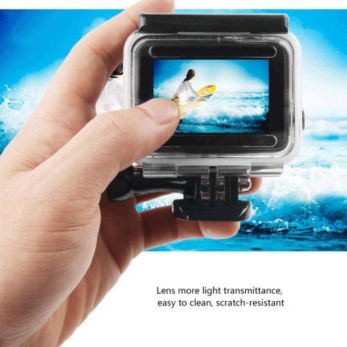  Keenso Waterproof Protection Housing Case, Camera Protection Housing Case Acrylic Protector Cover for 5 6 7 Waterproof Case