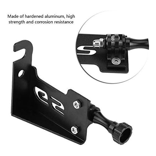  Keenso Motorcycle Front Left Camera Support Bracket Go Pro Side Camera Bracket Stand for R1200gs Lc R1200gs Lc Adv(Black)