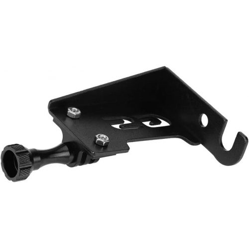  Keenso Motorcycle Front Left Camera Support Bracket Go Pro Side Camera Bracket Stand for R1200gs Lc R1200gs Lc Adv(Black)