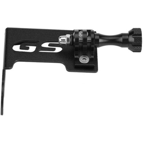  Keenso Motorcycle Front Left Camera Support Bracket Go Pro Side Camera Bracket Stand for R1200gs Lc R1200gs Lc Adv(Black)