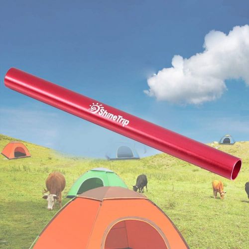  Keenso Tent Poles, 4pcs Aluminium Alloy Tent Pole Repair Emergency Tube for Outdoor Camping Accessories