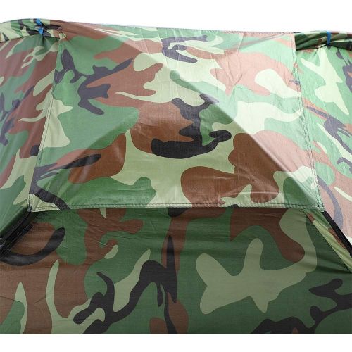 Keenso Camping Tent, 3-4 Person Dome Pop Up Tent Sun Shade Shelter Windproof UV-Proof Beach Tents Backpacking Tent for Hiking Climbing Self-Driving Tour Fishing and Other Outdoor Activiti