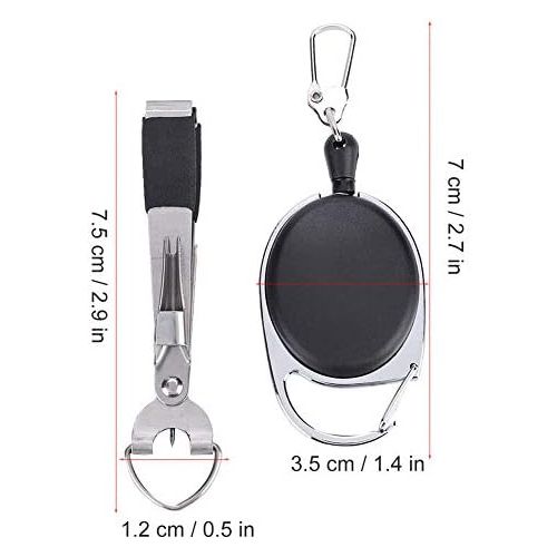  [아마존베스트]Keenso Fishing Quick Knot Binder Tool Multifunctional Stainless Steel Line Cutter Clipper Nipper Tackle