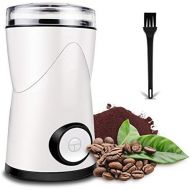 Coffee Grinder, Keenstone Electric Coffee Bean Grinder Mill Grinder with Noiseless Motor One Touch Design Home and Office Portable Use, Also for Spices, Pepper, Herbs, Nuts【Lifetim