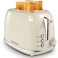 [아마존베스트]2 Slice Toaster, Keenstone Toaster with 6 Browning Settings, 1.5 In Extra Wide Slots, Stainless Steel Housing, Bagel/Defrost/Cancel Function, Removable Crumb Tray, 825W for Breakfa