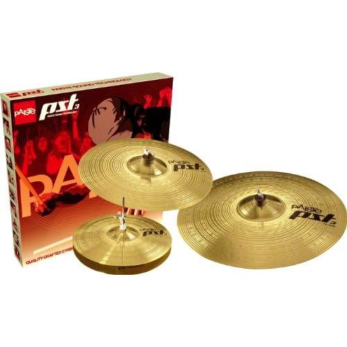  [아마존베스트]Keepdrum PAISTE PST3 UNIVERSAL (14/16/20) Cymbals Cymbal value packs