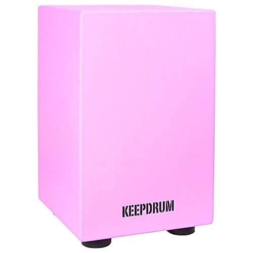  [아마존베스트]keepdrum DC1M PK Junior Cajon for Children Pink Drum Stool