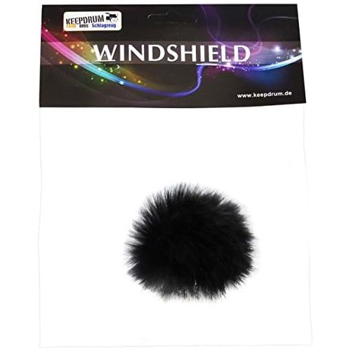  [아마존베스트]Keepdrum 2x WS05Mini Fur Windshield for Lavalier Microphone Lapel Microphones and Headsets