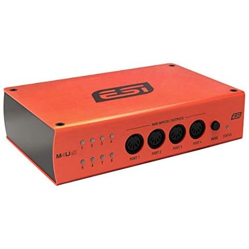  [아마존베스트]ESI M4U eX USB 3.0 MIDI Interface with 8 Ports and Keepdrum MIDI Cable 2 m