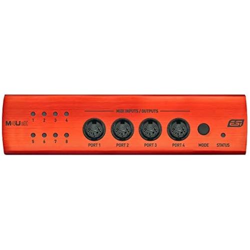  [아마존베스트]ESI M4U eX USB 3.0 MIDI Interface with 8 Ports and Keepdrum MIDI Cable 2 m