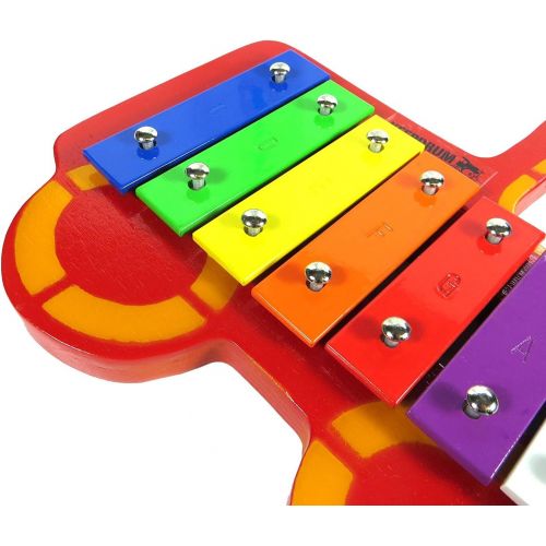  [아마존베스트]keepdrum Childrens Glockenspiel Colourful Wooden Car