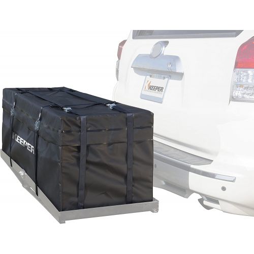  KEEPER 07208 Black Waterproof Hitch Rack Bag (11 Cubic Feet)