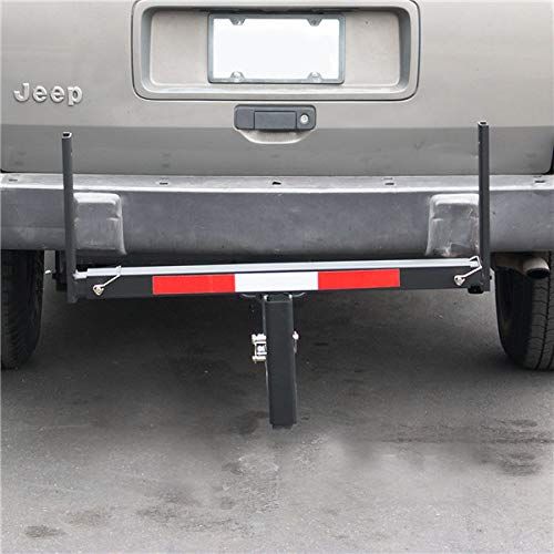  Keeper ECOTRIC Pick Up Truck Bed Hitch Extender Extension Rack Canoe Boat Kayak Lumber w/Flag