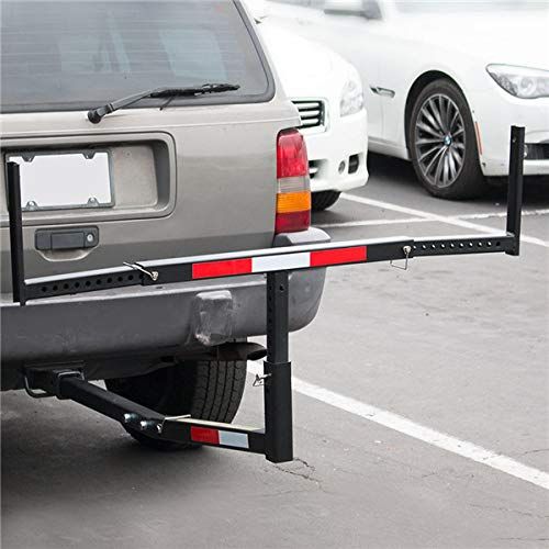  Keeper ECOTRIC Pick Up Truck Bed Hitch Extender Extension Rack Canoe Boat Kayak Lumber w/Flag