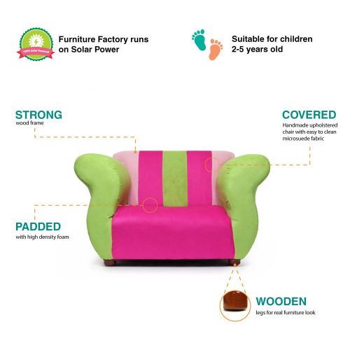  Keet KEET Fancy Kids Chair, PinkGreen