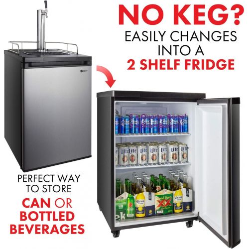  Kegco Kegerator Beer Keg Refrigerator - Single Faucet - D System